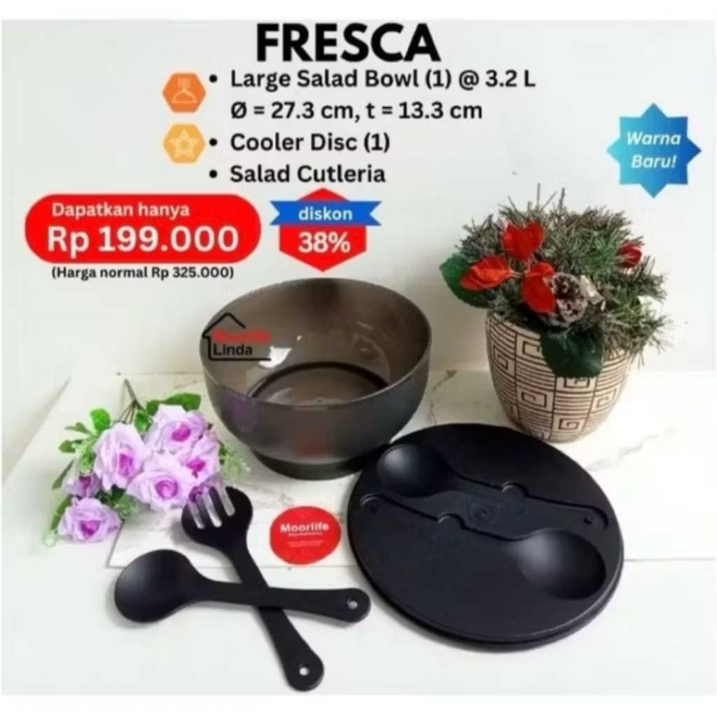 Fresca moorlife/bowl moorlife/mangkok moorlife/moorlife pontianak/mangkok ungu/fresca/bowl hitam/fre