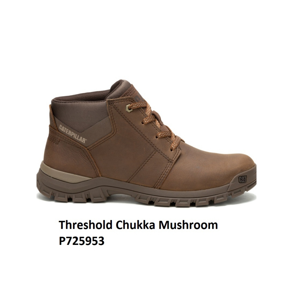 Sepatu Casual Pria Caterpillar Original Threshold Chukka Mushroom