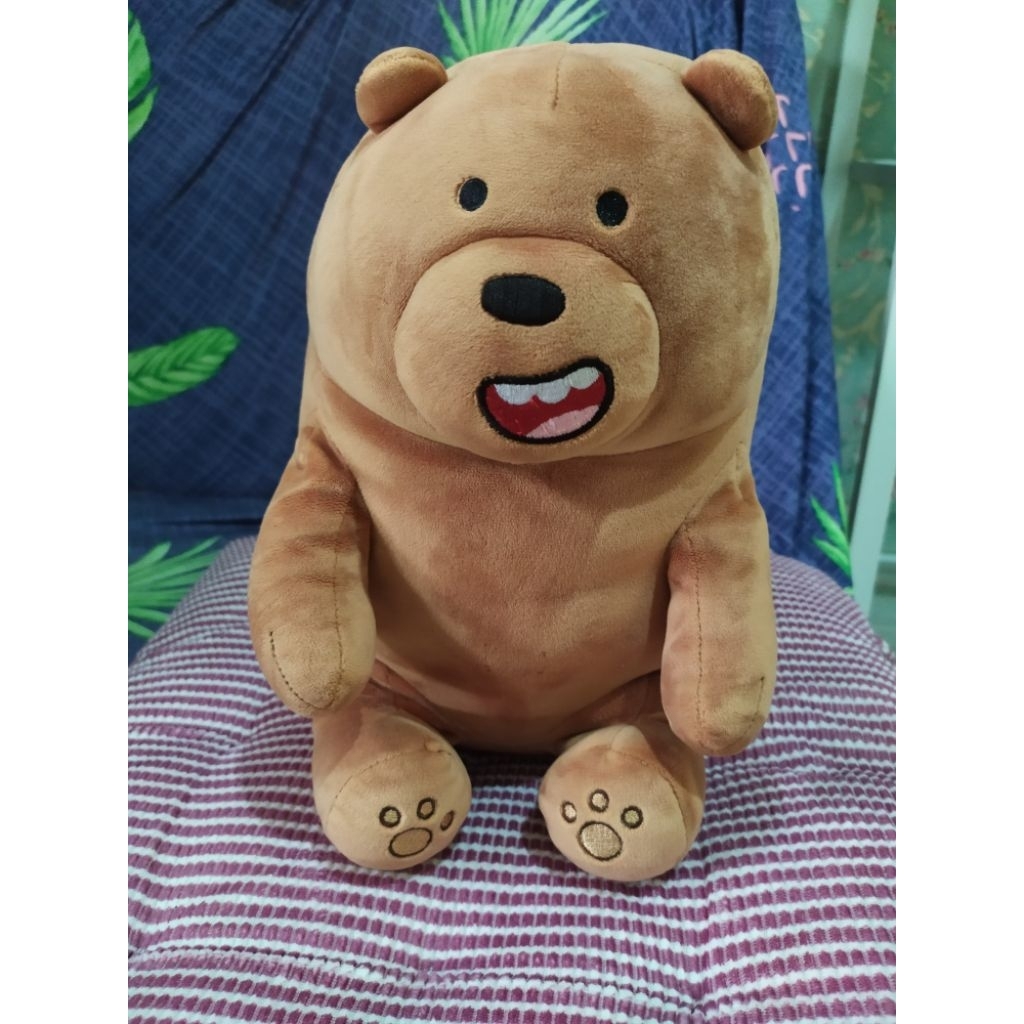 Boneka wbb coklat miniso