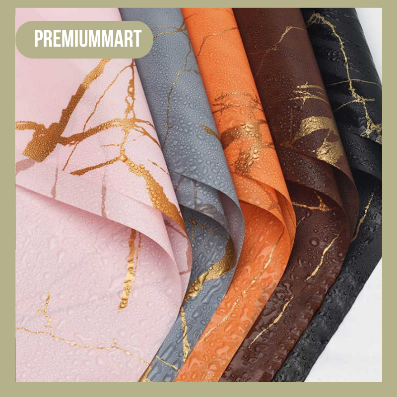 

Flower Wrapping Paper Florist Kertas Buket Bunga MARBLE Cellophane KB023