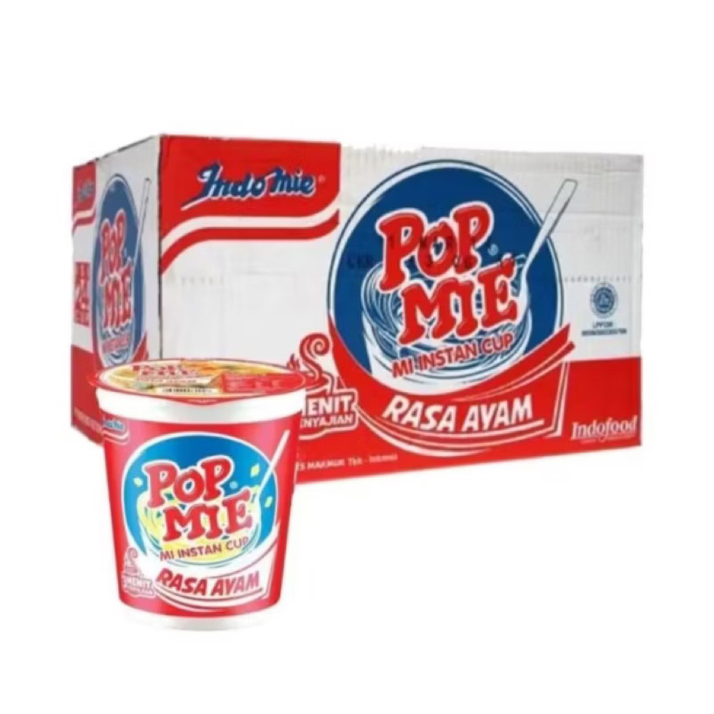 

Pop Mie Rasa Kari Ayam | Kaldu Ayam 1Karton @24 Cup