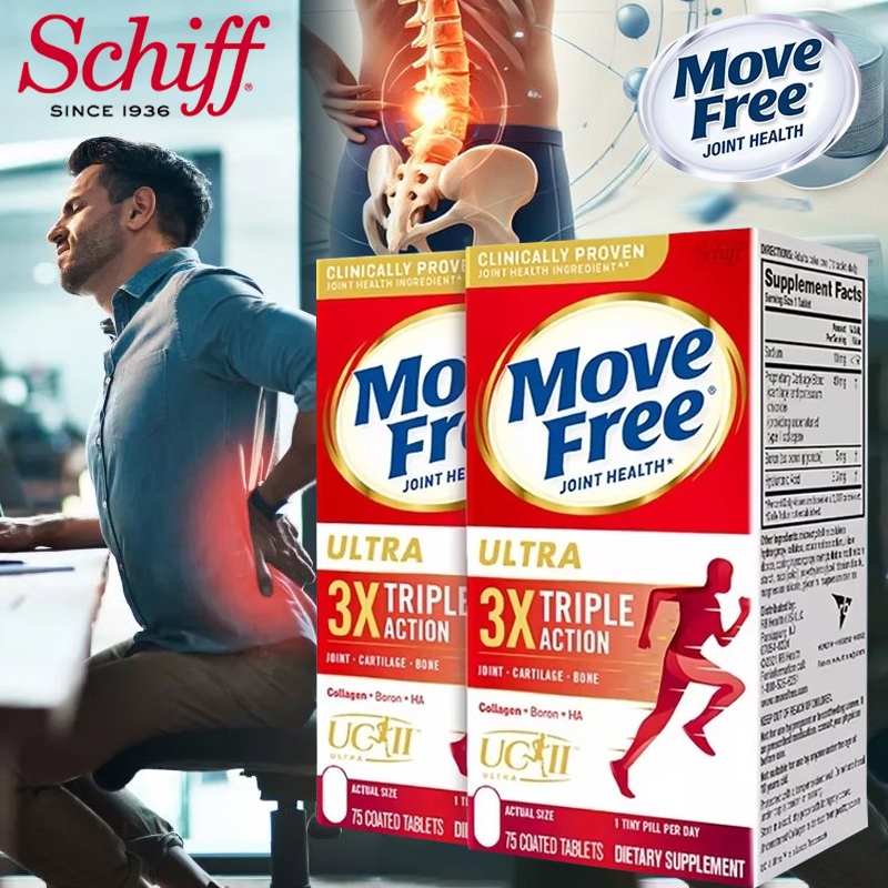 Schiff Move Free Joint Health 3X Ultra Triple Action 75 Capsules – Membantu menjaga kesehatan sendi 