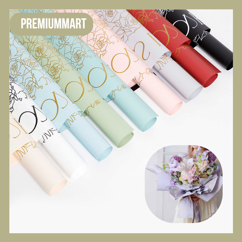 

Flower Wrapping Paper Valantine Kertas Bouquet Cellophane Kertas Buket Bunga KB039