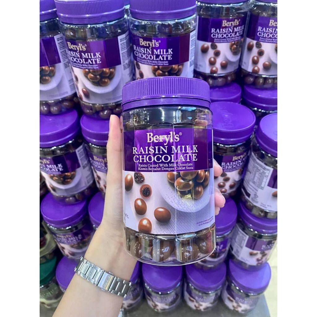 

Coklat Beryls coklat kismis kemasan 400gr