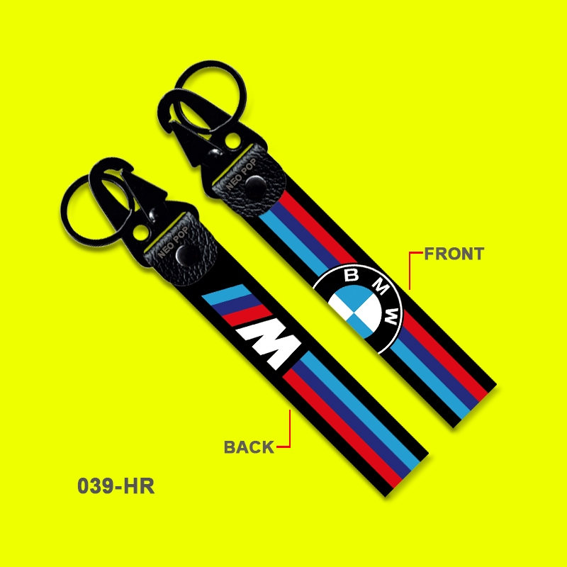 GANTUNGAN KUNCI PREMIUM M BMW PREMIUM KEYCHAIN KEY HOLDER STRAP CHAIN TAG LOGO MOBIL MOTOR SPORT MOT