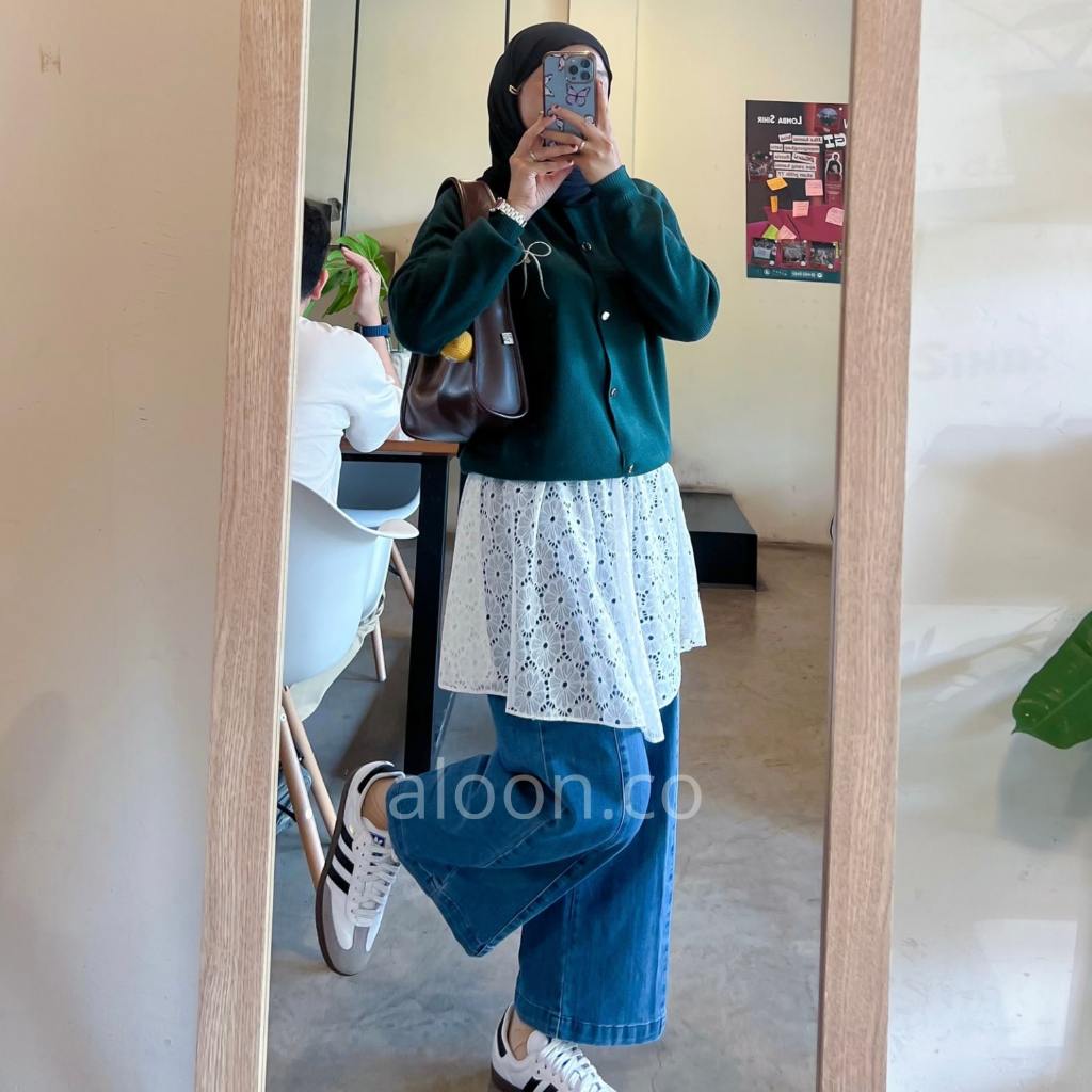 Kiya Lace Skirt Korean Style – OOTD Rok Wanita Remaja