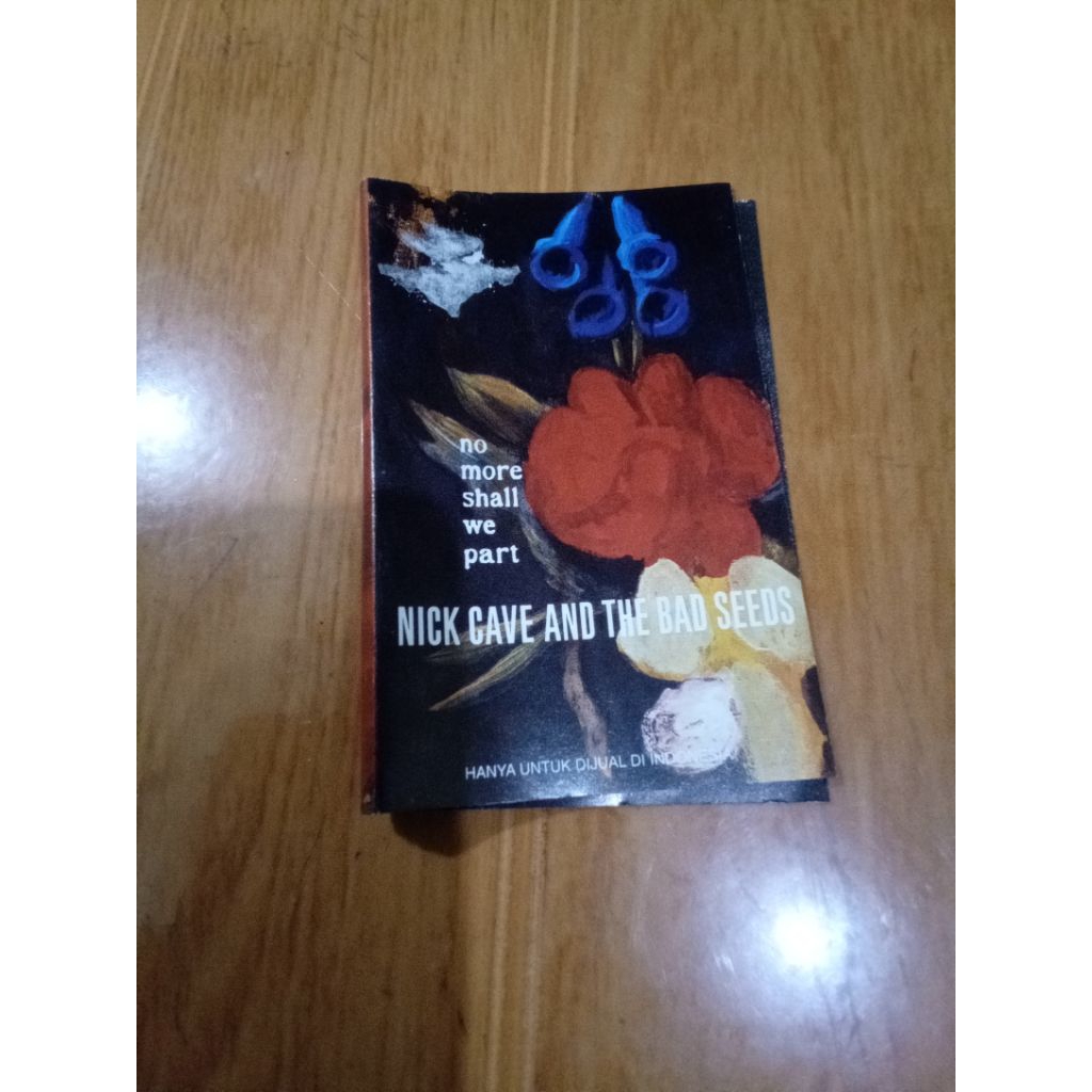 hanya cover kaset nick cave and the bad seeds - no more shall we part | tanpa kaset