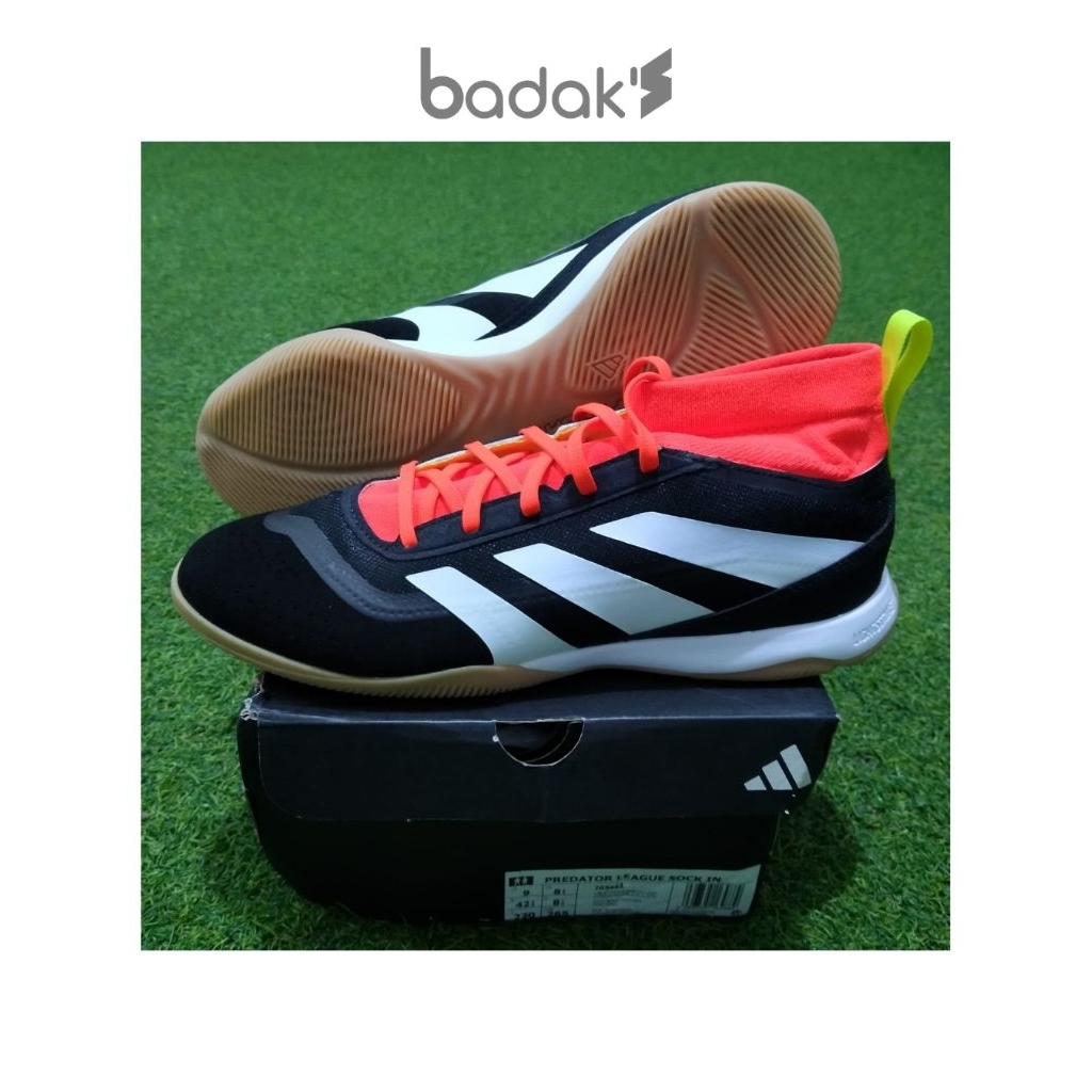 SEPATU FUTSAL ADIDAS PREDATOR LEAGUE MID IN - BLACK