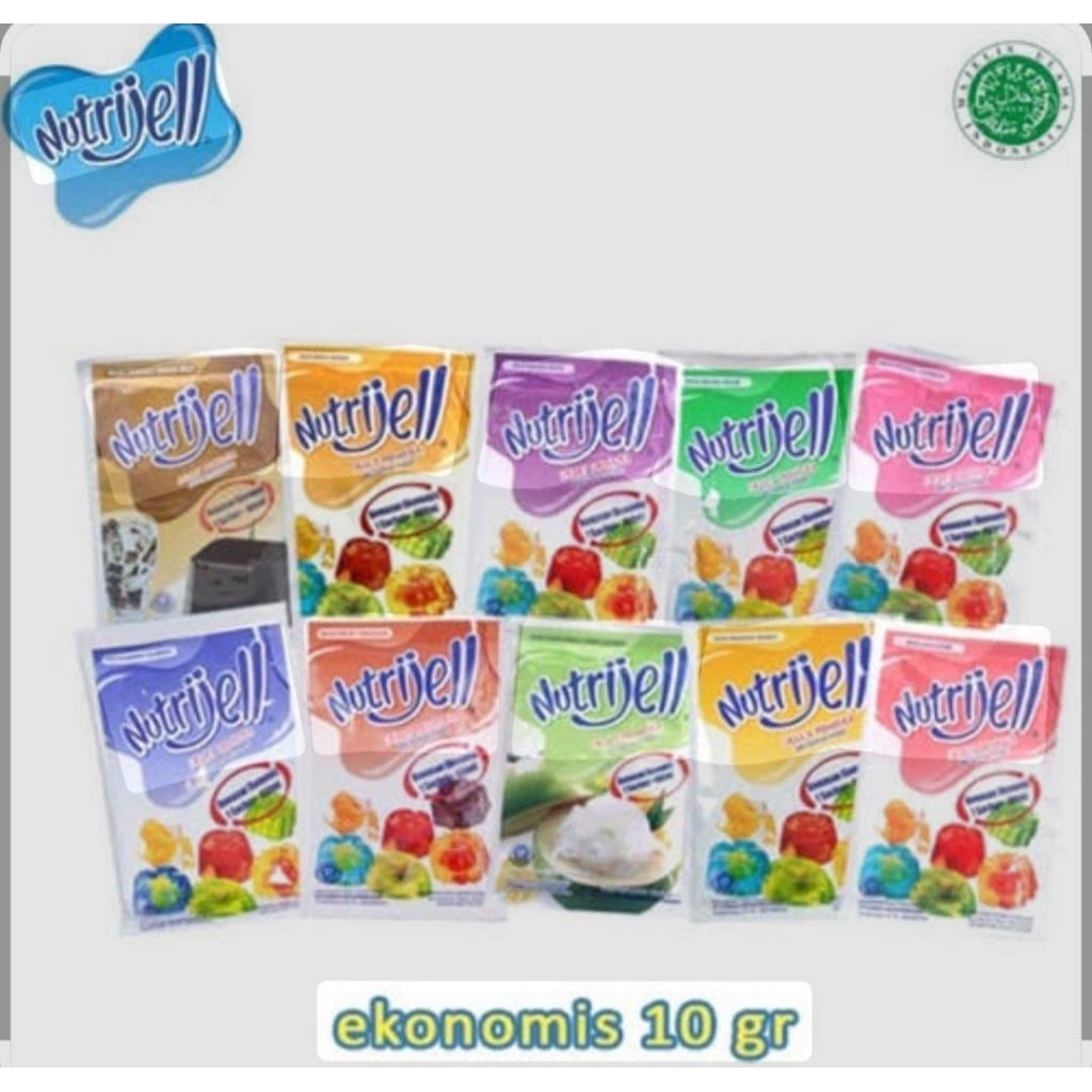 

Nutrijell Jelly Powder Kemasan Sachet 10 Gr All Varian