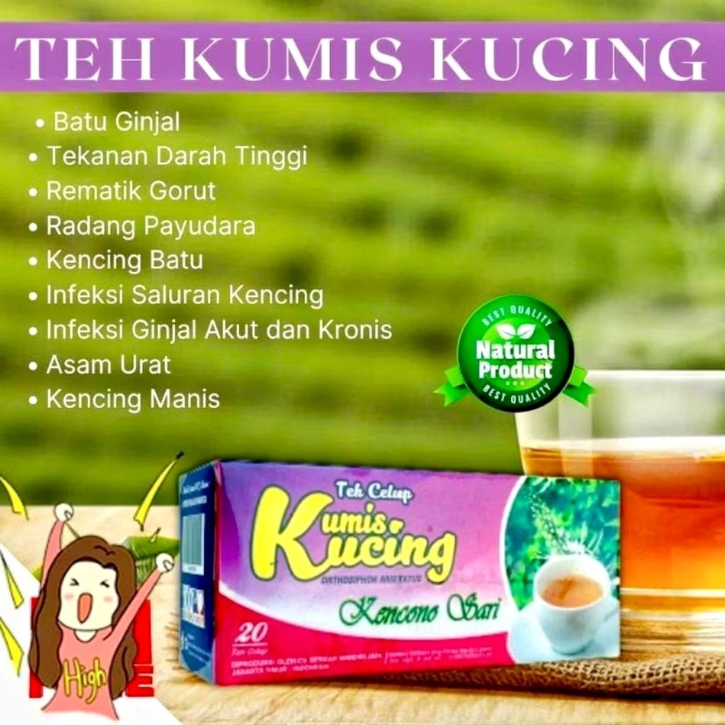 

TEH CELUP KUMIS KUCING ASLI