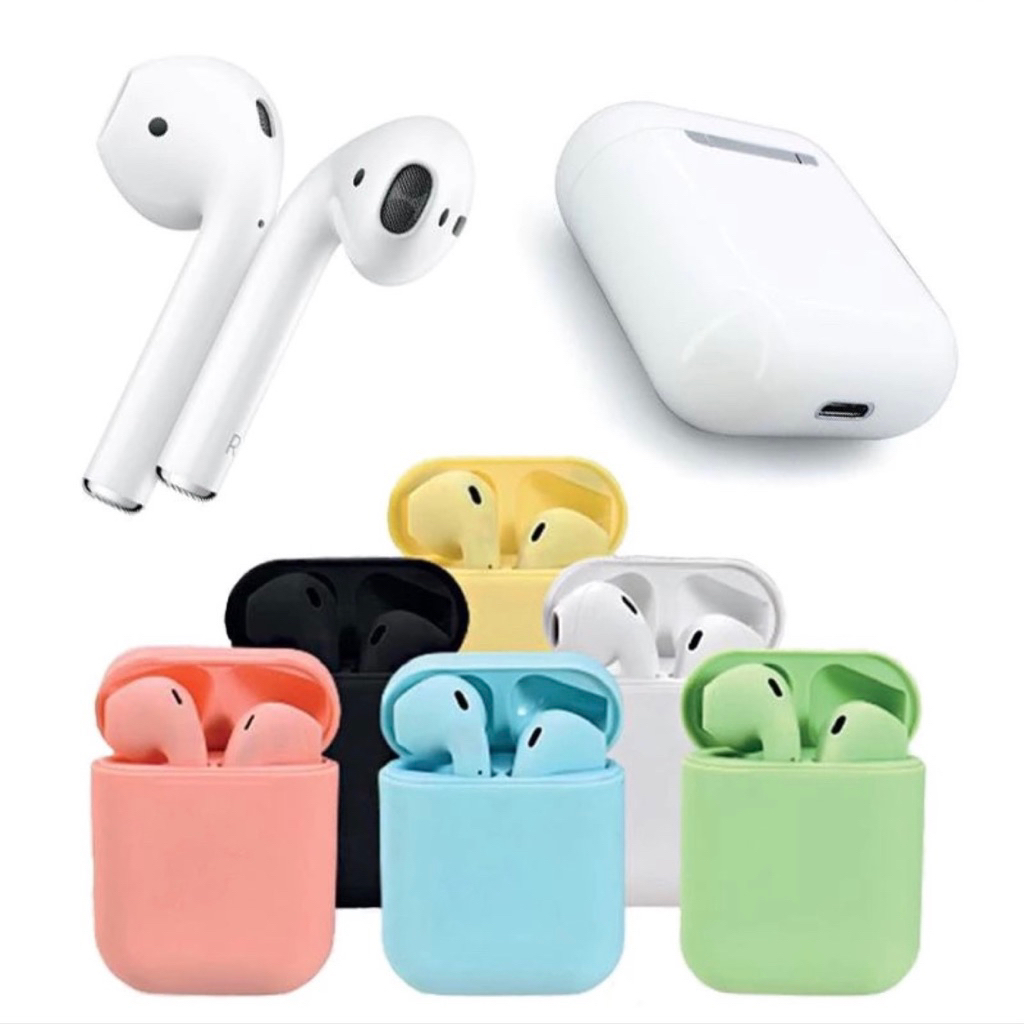 Headset bluetooth cerdas tanpa kabel | earphone bluetooth warna warni 5.0 wireless android