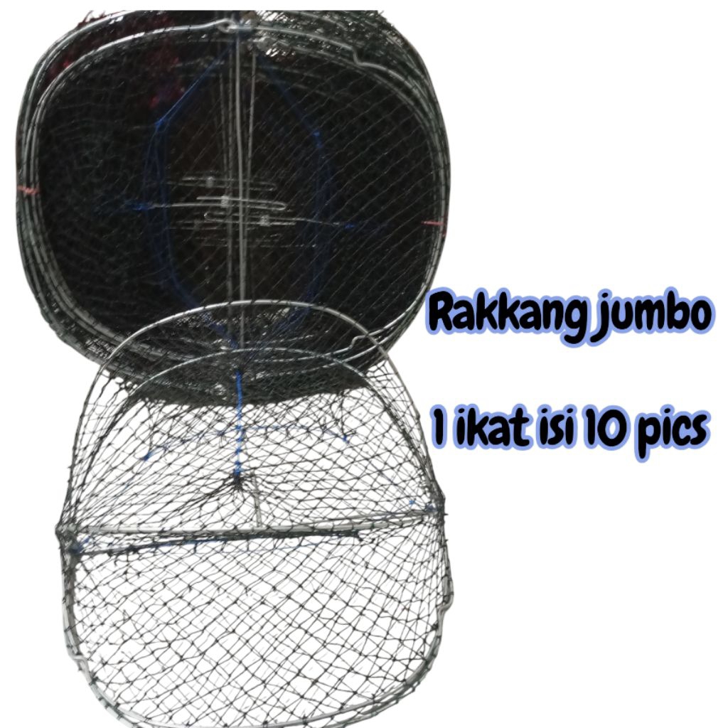 BUBU/RAKKANG (PERANGKAP KEPITING) UKURAN JUMBO 1 ikat isi 10 biji