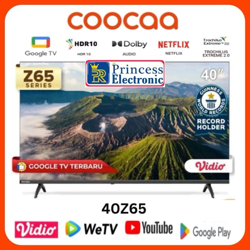 TV LED COOCAA SMART GOOGLE 40 INCH 40Z65
