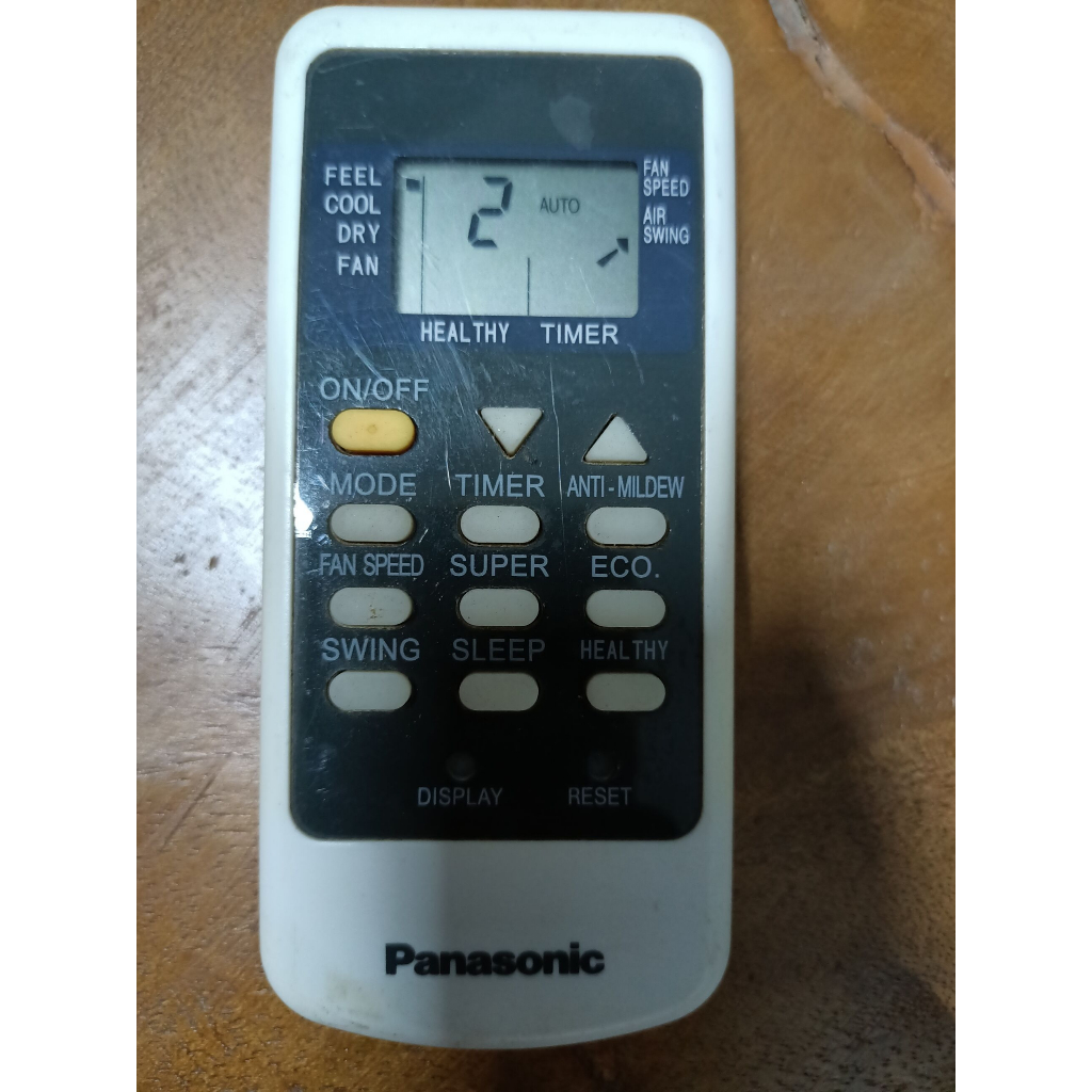 Remote AC Panasonic Jenis Split Wall Bekas