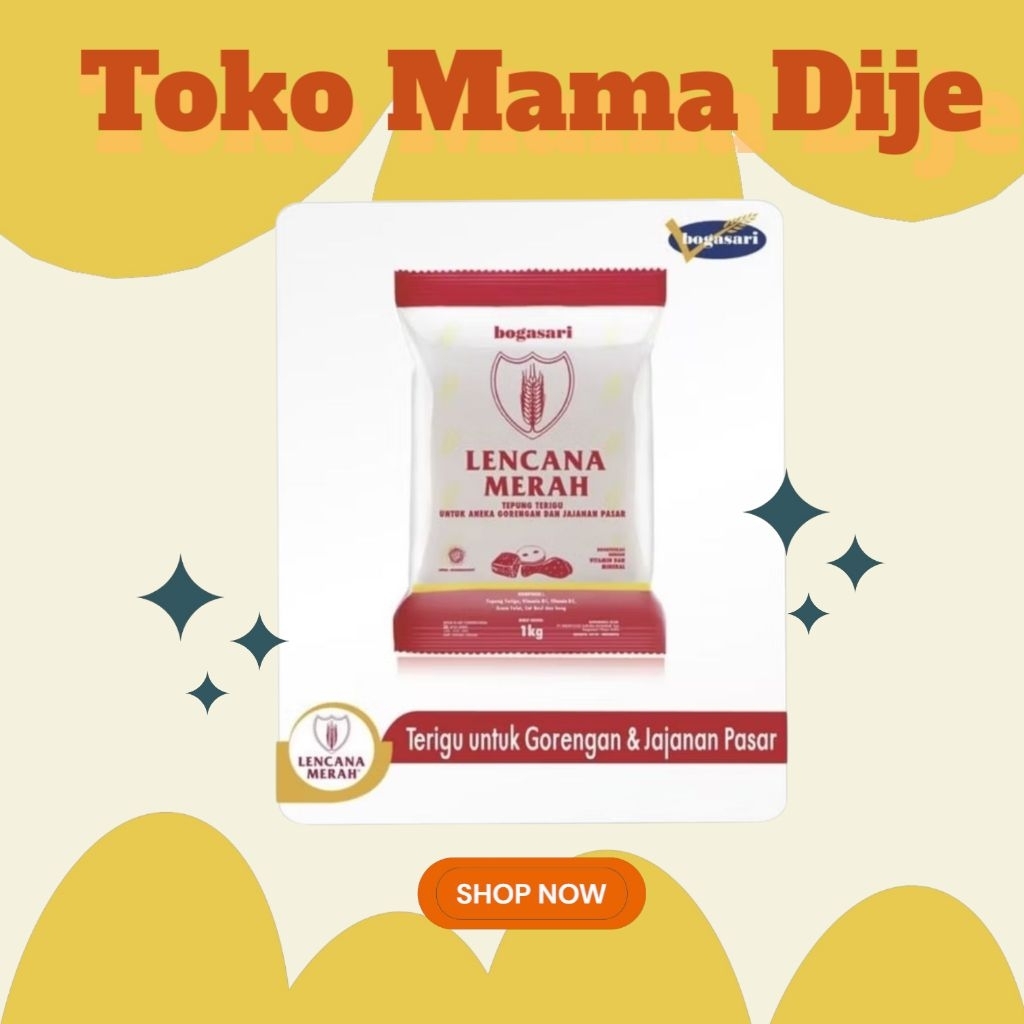 

(TMD3) Tepung Terigu Lencana Merah 1 kg