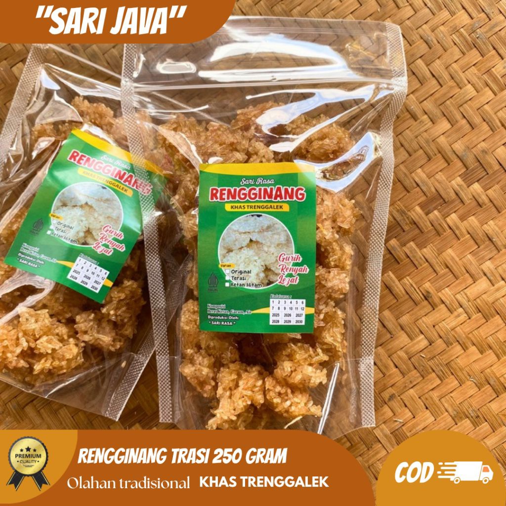 

rengginang terasi 250 gram khas Trenggalek
