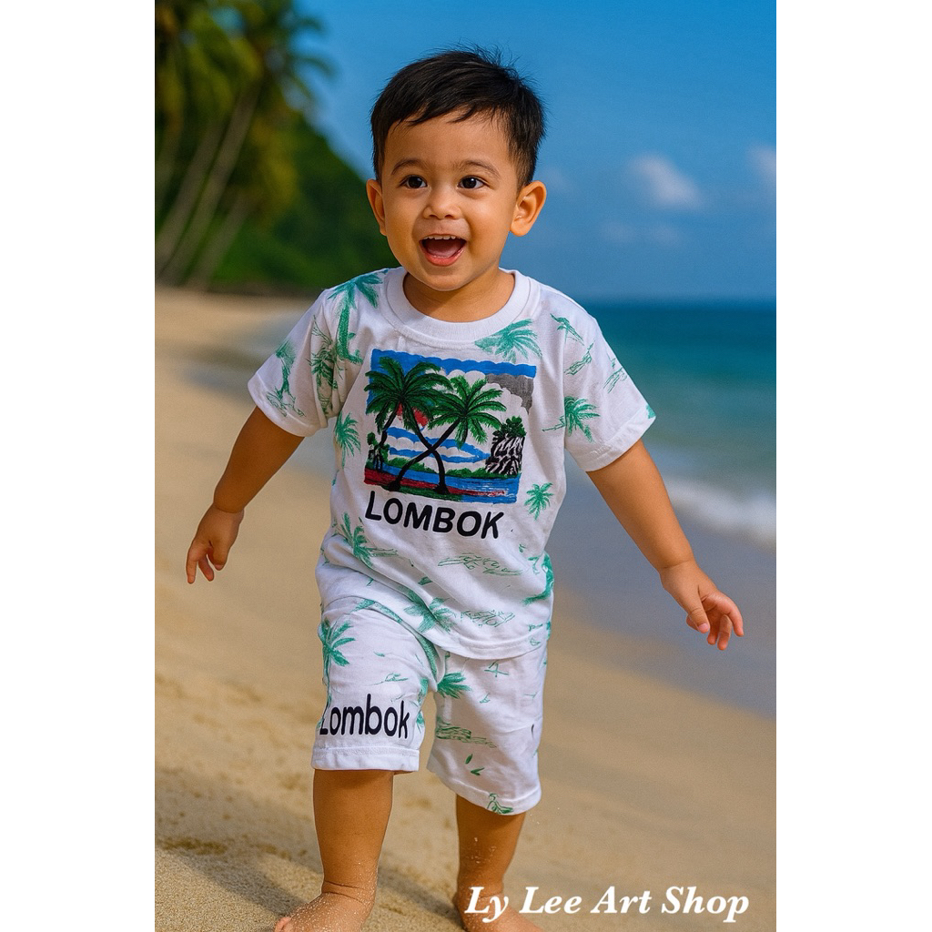 Set Kaos Anak Pantai Lombok