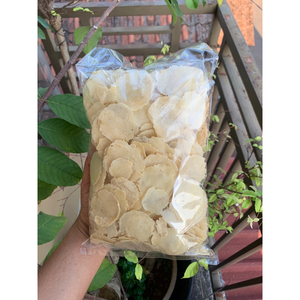 

emping melinjo mentah kecil tipis khas limpung 1000gram