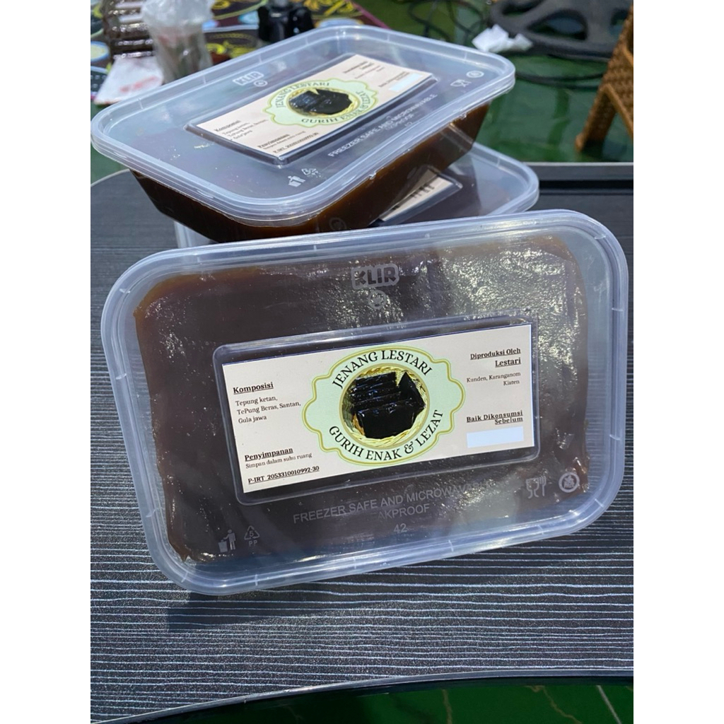 

Jenang Dodol Lestari Kemasan Tinwall 500gram