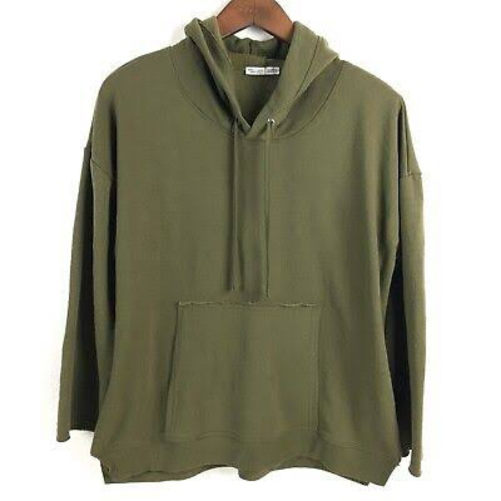 zara army hoodie