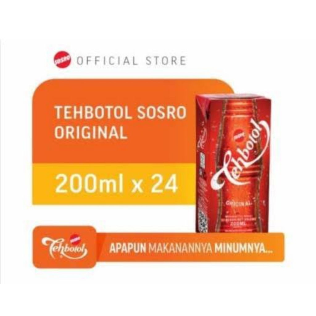 

Teh botol kotak uk 200ml isi 24