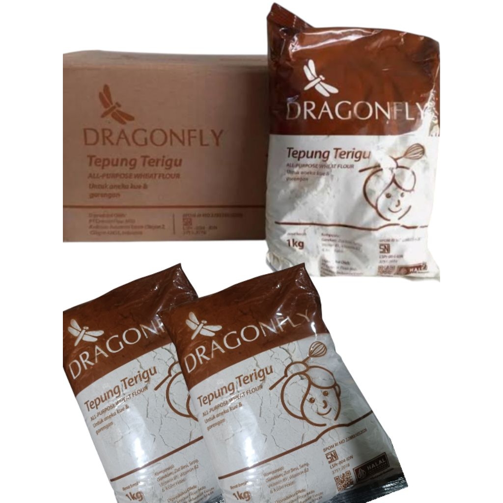 

TERIGU WENAAK DRAGON FLY 1 KG ASLI INDONESIA