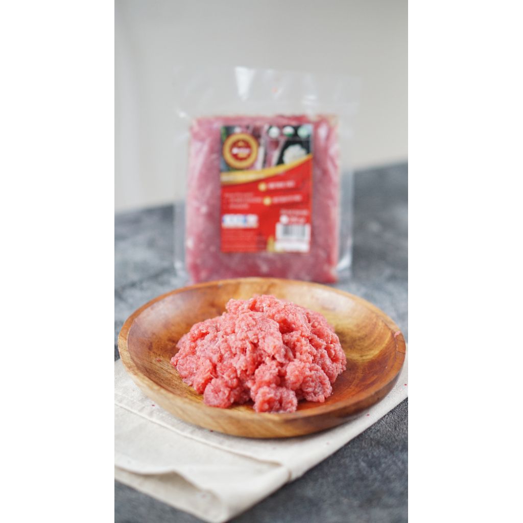 

Daging Sapi Giling Non Fat Organic Grassfed Beef Wahyu Beef | Daging Sapi Lokal | Lokal Lebih Baik | Certified Organic | Grassfed Local Beef | It's Superfood | Superfood Store