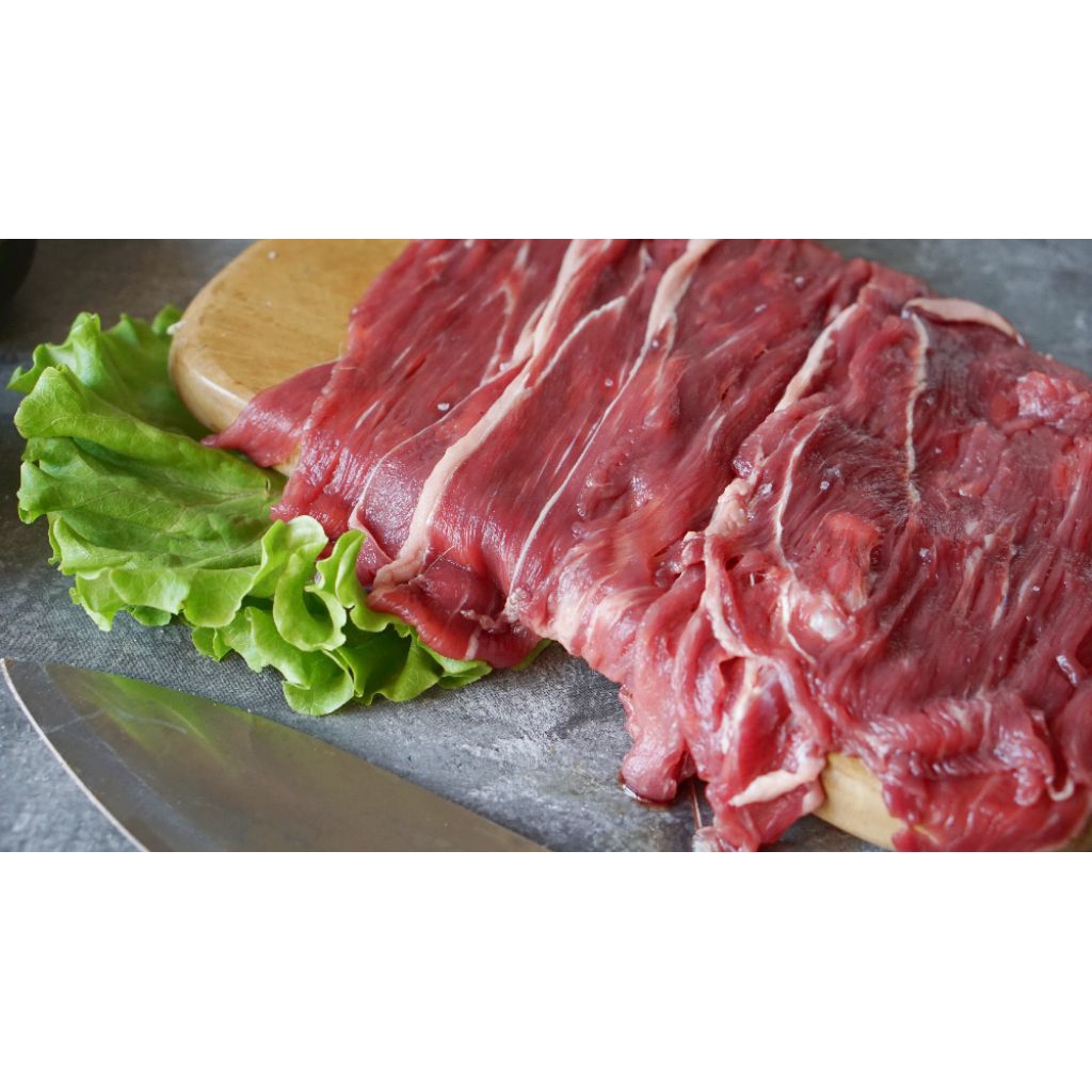 

Beef Slice Non Fat Daging Sapi Organic Grassfed Beef Wahyu Beef | Daging Sapi Lokal | Lokal Lebih Baik | Certified Organic | Grassfed Local Beef | Daging Slice | It's Superfood | Superfood Store