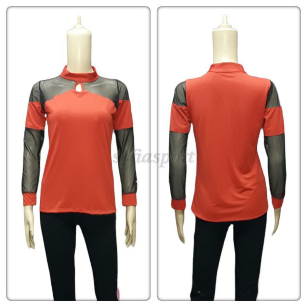 Baju Senam Atasan Lengan Panjang