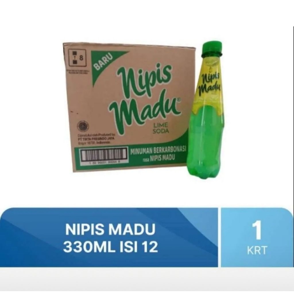 

Nipis Madu Honey Lime Soda 330 Ml Per dus isi 12 Botol