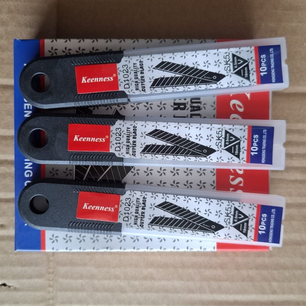

Isi Cutter Keenness - Mata pisau cutter besar 18mm tajam isi 10pcs