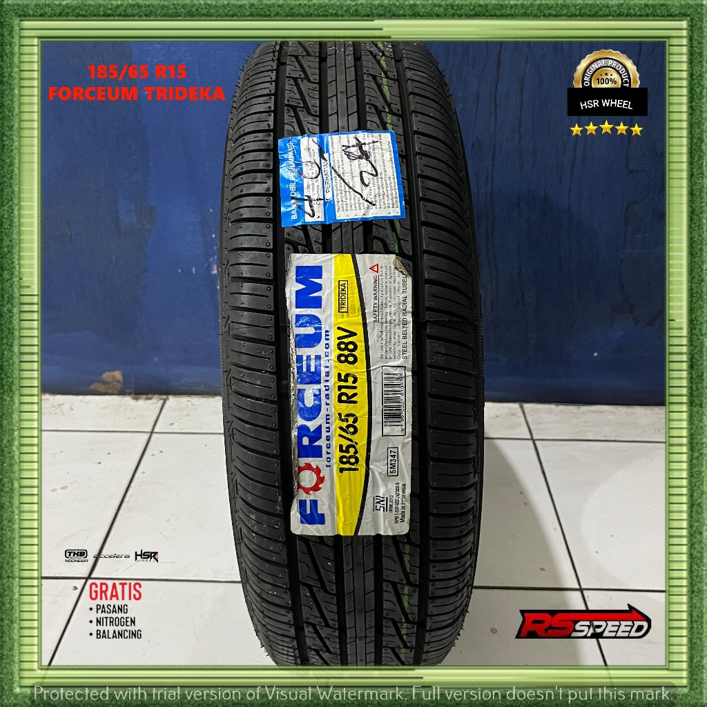 Ban Mobil Livina Avanza Ertiga Ring 15 185 65 R15 FORCEUM TRIDEKA / Ban Mobil Ring 15