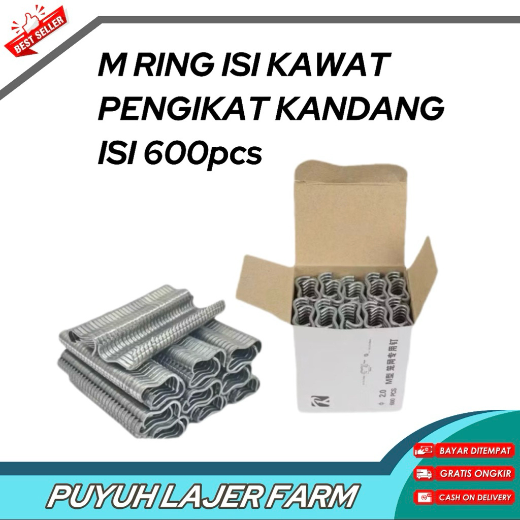 M RING ISI STAPLES PENGIKAT KANDANG