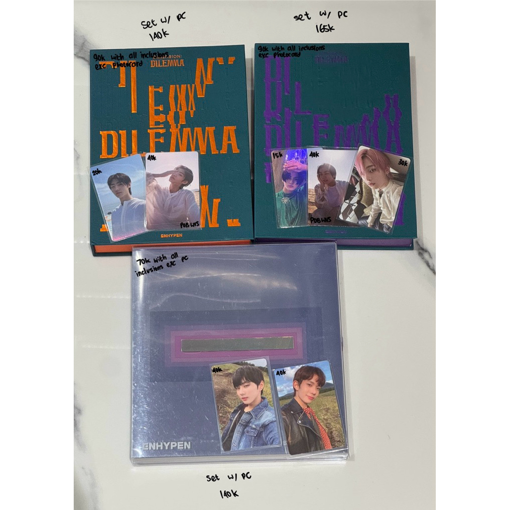 WTS ALBUM PHOTOCARD ENHYPEN