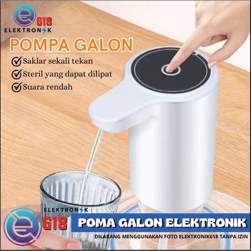 Pompa Galon Dispenser Air Minum Charge Usb Type C Gallon Pump / Pompa Galon Elektrik