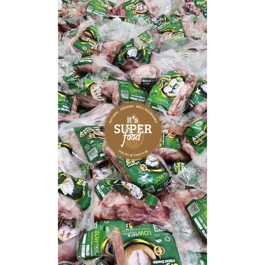 

Dada Ayam Parting 4 Ayam Organik Berkah Chicken | Certified Organic | Berkah Chicken Organic | Ayam Sehat | Ayam Berkah | Organik Probiotik | Potongan Dada Ayam | It's Superfood | Superfood Store