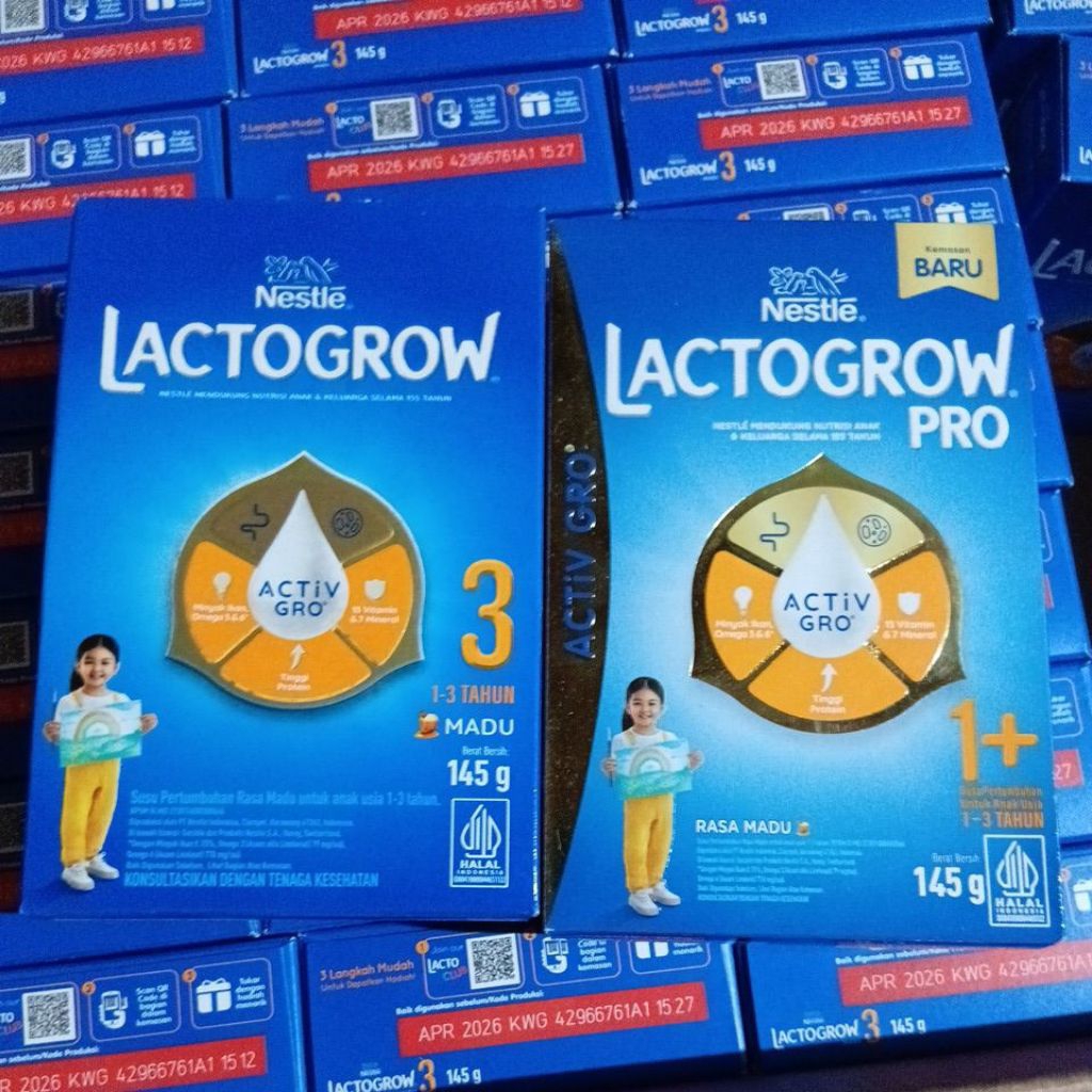 

Lactogrow 1-3 th 145 gram madu ed Nov 26