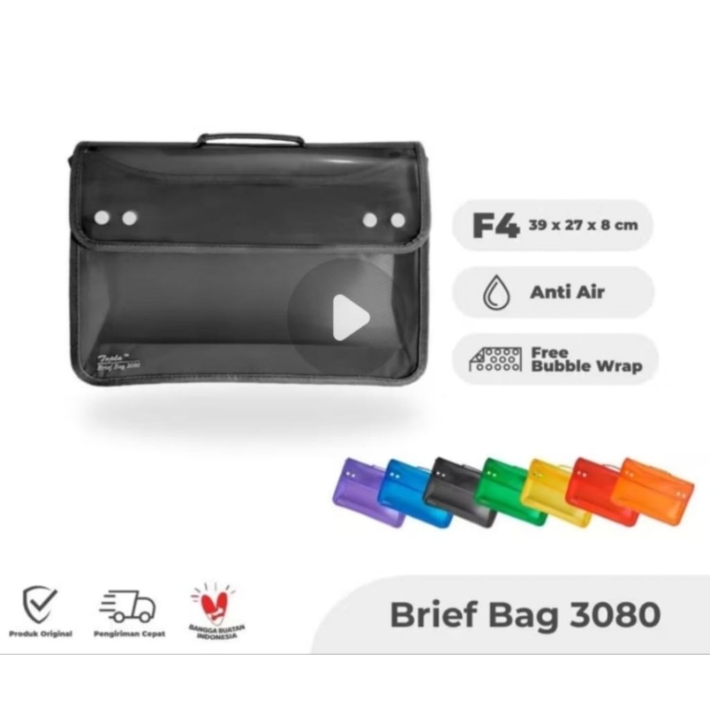 

Topla Brief Bag 3080- tas jinjing F 4 Folio untuk sekolah ,kerja Dokumen