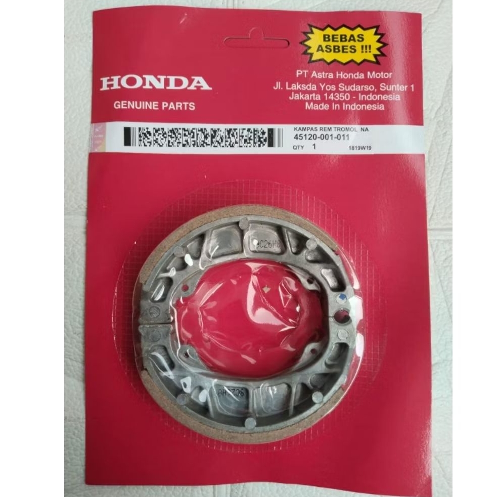 Kampas Rem Belakang Kharisma Karisma Supra X 125 Revo 100 Old Lama  001