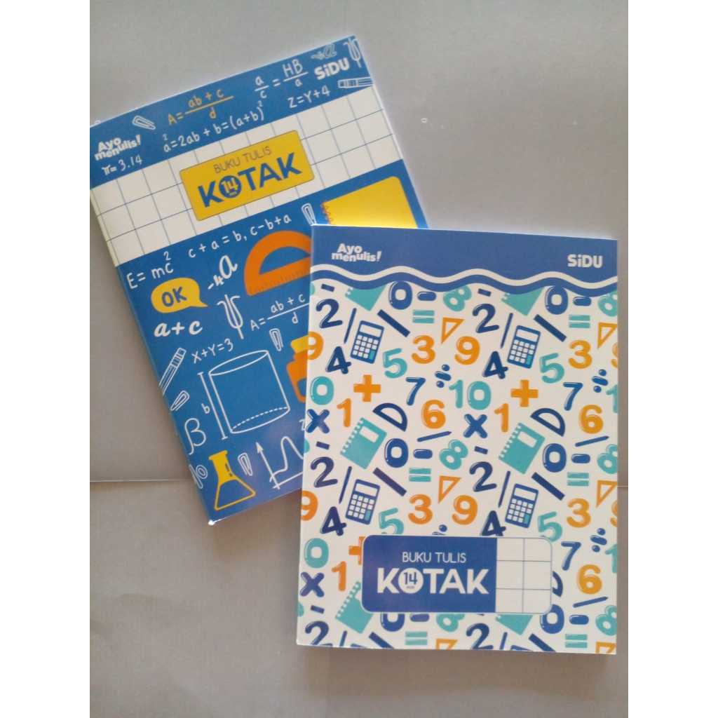 

[100%ORI/REAL PICT] BUKU TULIS SIDU KOTAK BESAR 14 mm / 38 LEMBAR / PER 10 pcs