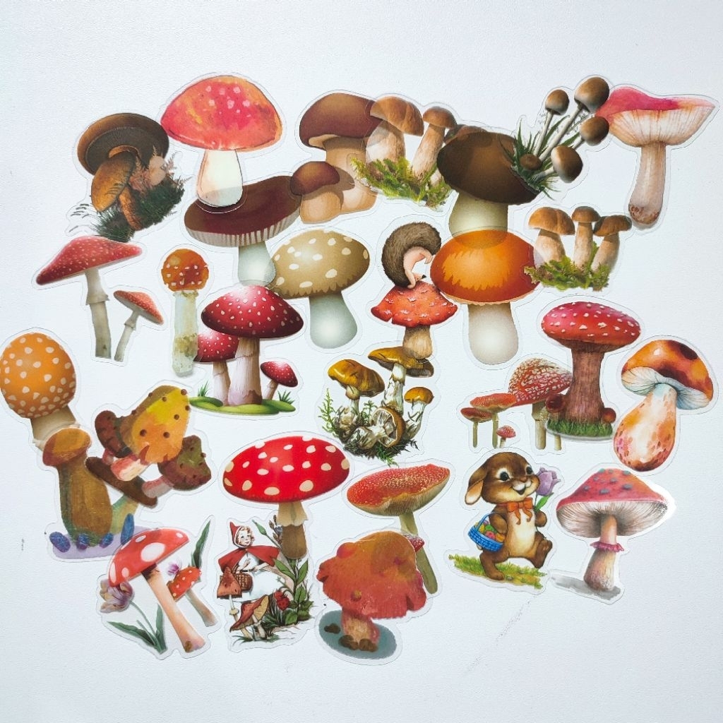 

STIKER WATERPROOF CRIMSON MUSHROOM