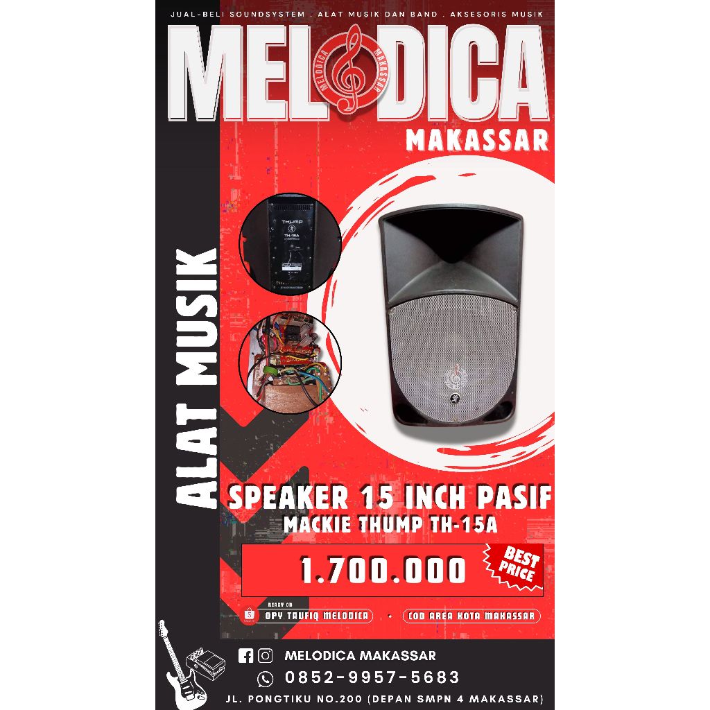 Speaker Paten Mackie Thump 15a Passive