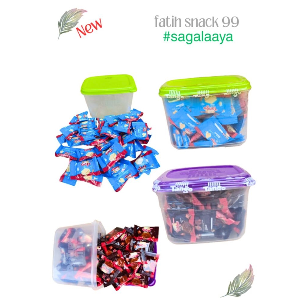 

TANGO WAFER SACHET TOPLES ISI 40 SCH X 4G SNACK VARIAN RASA COKLAT VANILA