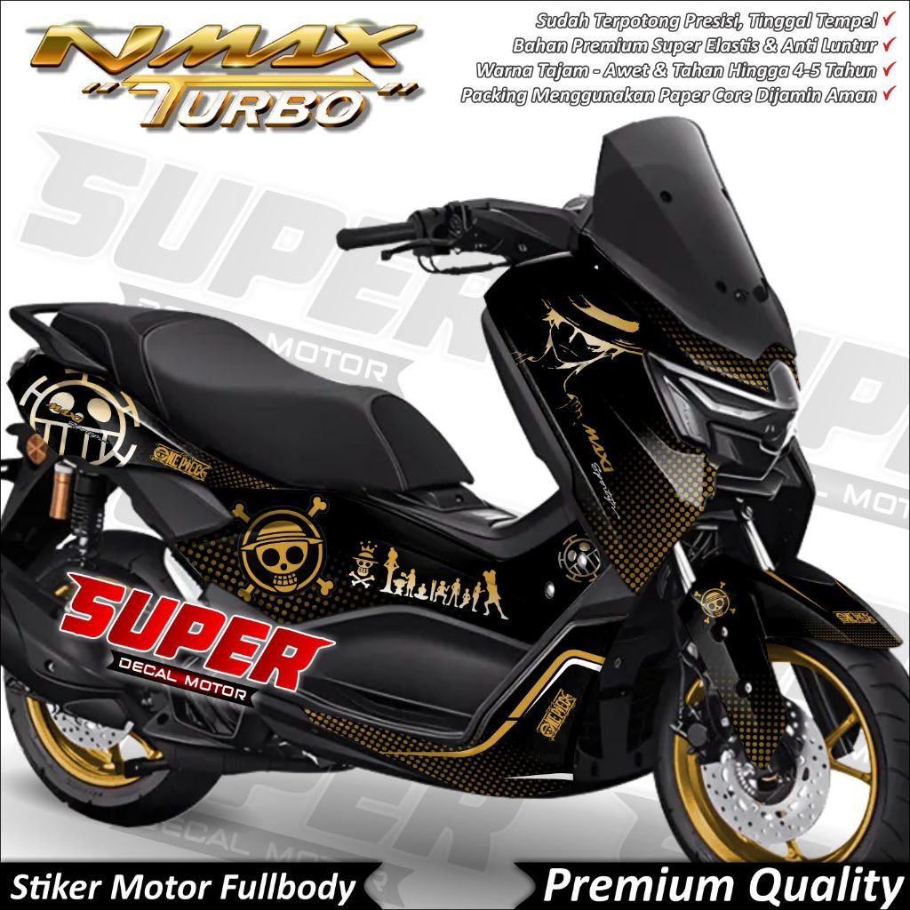 TERBARU Stiker Decal Yamaha Nmax Turbo Full Body Variasi One Piece Keren