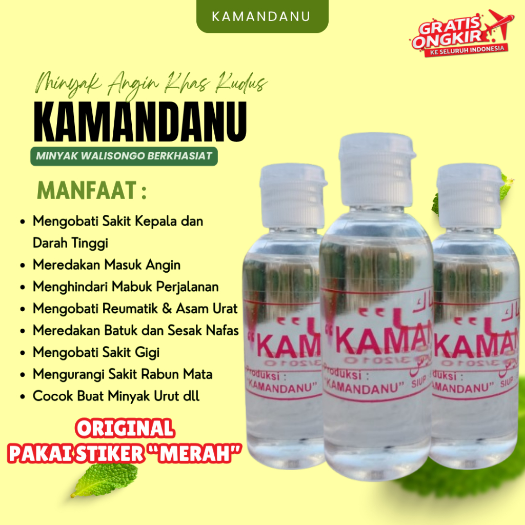 Minyak kamandanu asli kudus 10ml