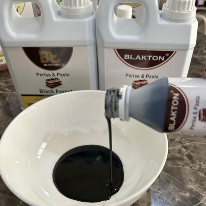 

Pasta Black Forest Blakton 1 Liter / Perisa Coklat Blackton 1L Ltr