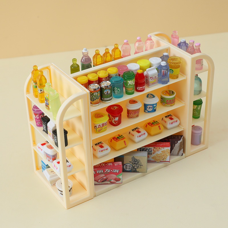 Miniatur Rak Susun | Rak MIniatur | Keranjang Miniatur | Mini Supermarket