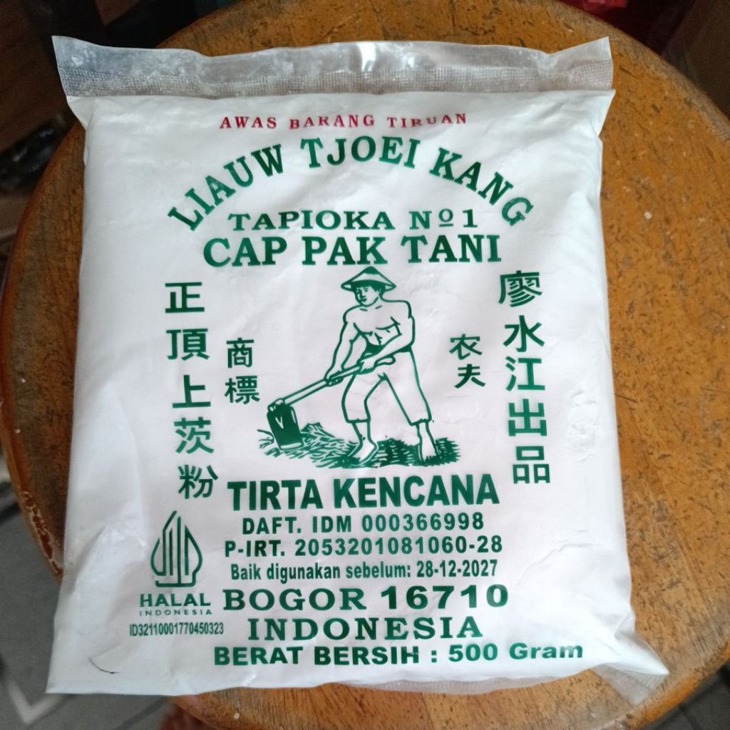 

Tepung Tapioka cap Pak Tani/Liauw Tjoei Kang
