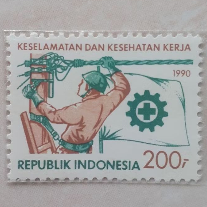 

(ID7) Perangko Indonesia Keselamatan dan Kesehatan Kerja Tahun 1990