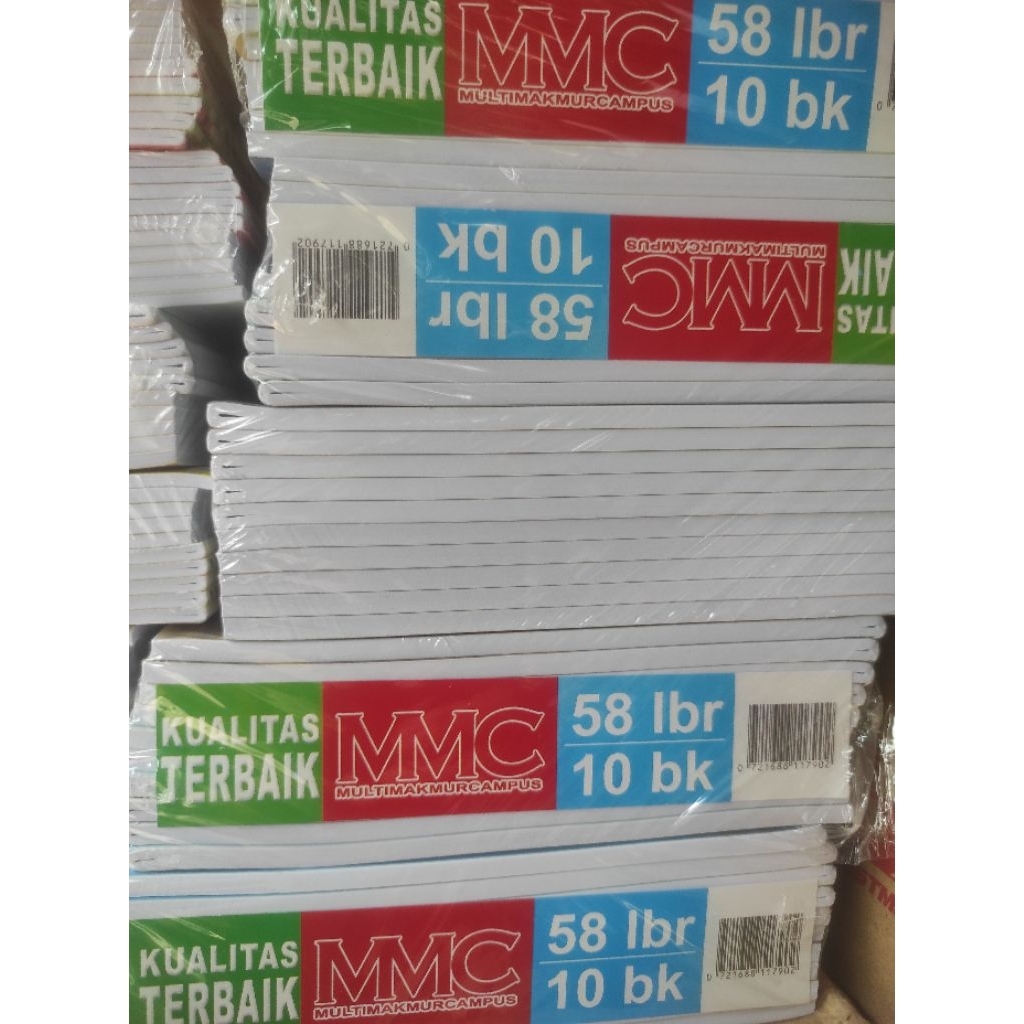 

buku tulis A5 isi 58 lembar merk MMC murah/original,grosir